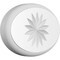 Ekena Millwork Standard Dalton Flower Rosette With Rounded Edge, 4"W x 2 3/4"H x 1/2"P ROSP040X028X050DAL11 - alternate 1